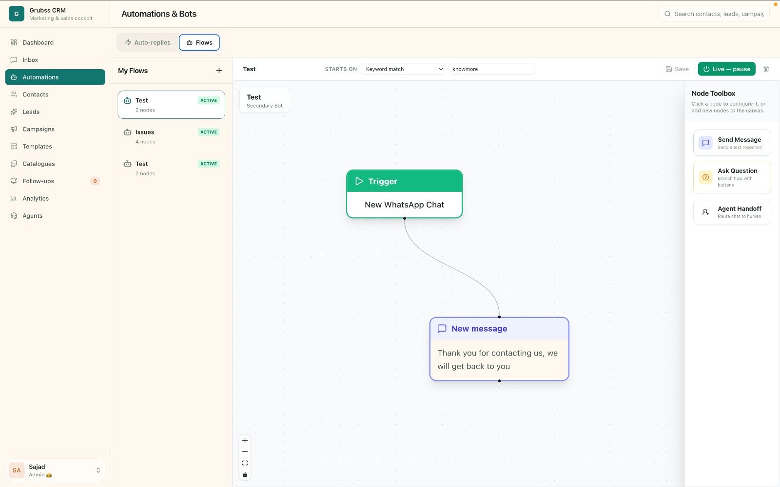 Automations and bots